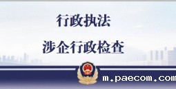 行政执法/涉企行政检查